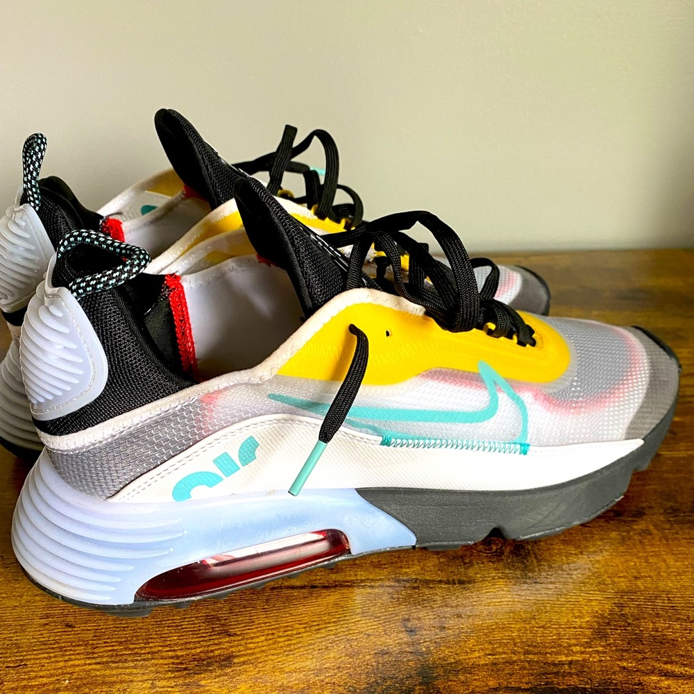 Nike Air Max 2090 White Speed Yellow Bleached Aqua